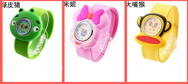 稳达时手表定制厂家儿童硅胶手表