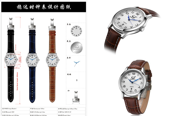 稳达时手表加工厂设计实物对比图