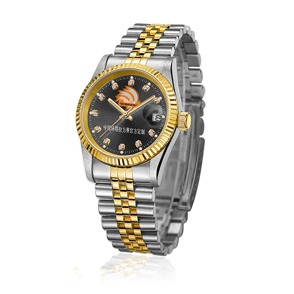 男士皇冠手表进口原装机芯不锈钢商务礼品手表定制