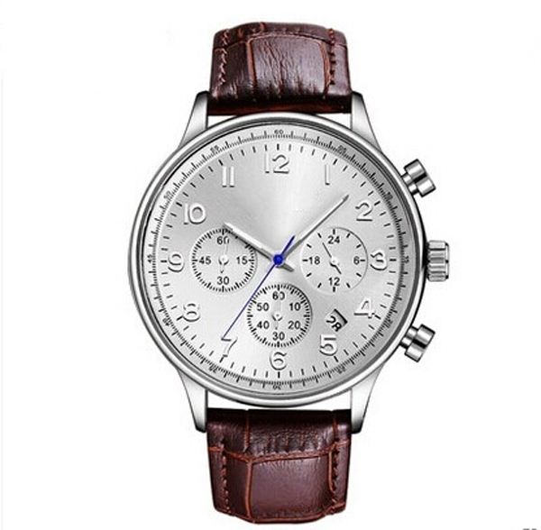 不锈钢手表定制厂家供应商务男士多功能机械手表定制