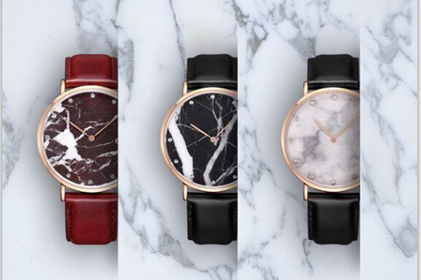 深圳手表厂家的超薄款大理石手表