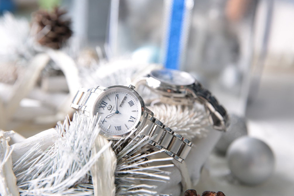 不锈钢时尚防水手表 稳达时来图定制 进口机芯 