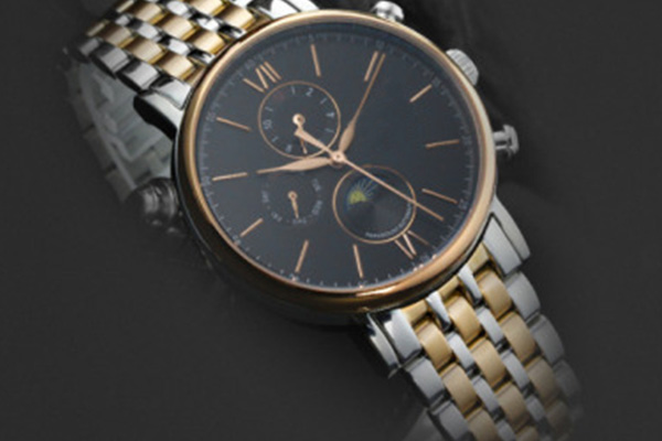 镀金手表定制 稳达时高档手表厂家批发款式