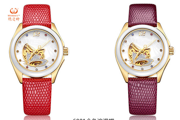 厂家自主设计研发 经典女士石英时尚腕表